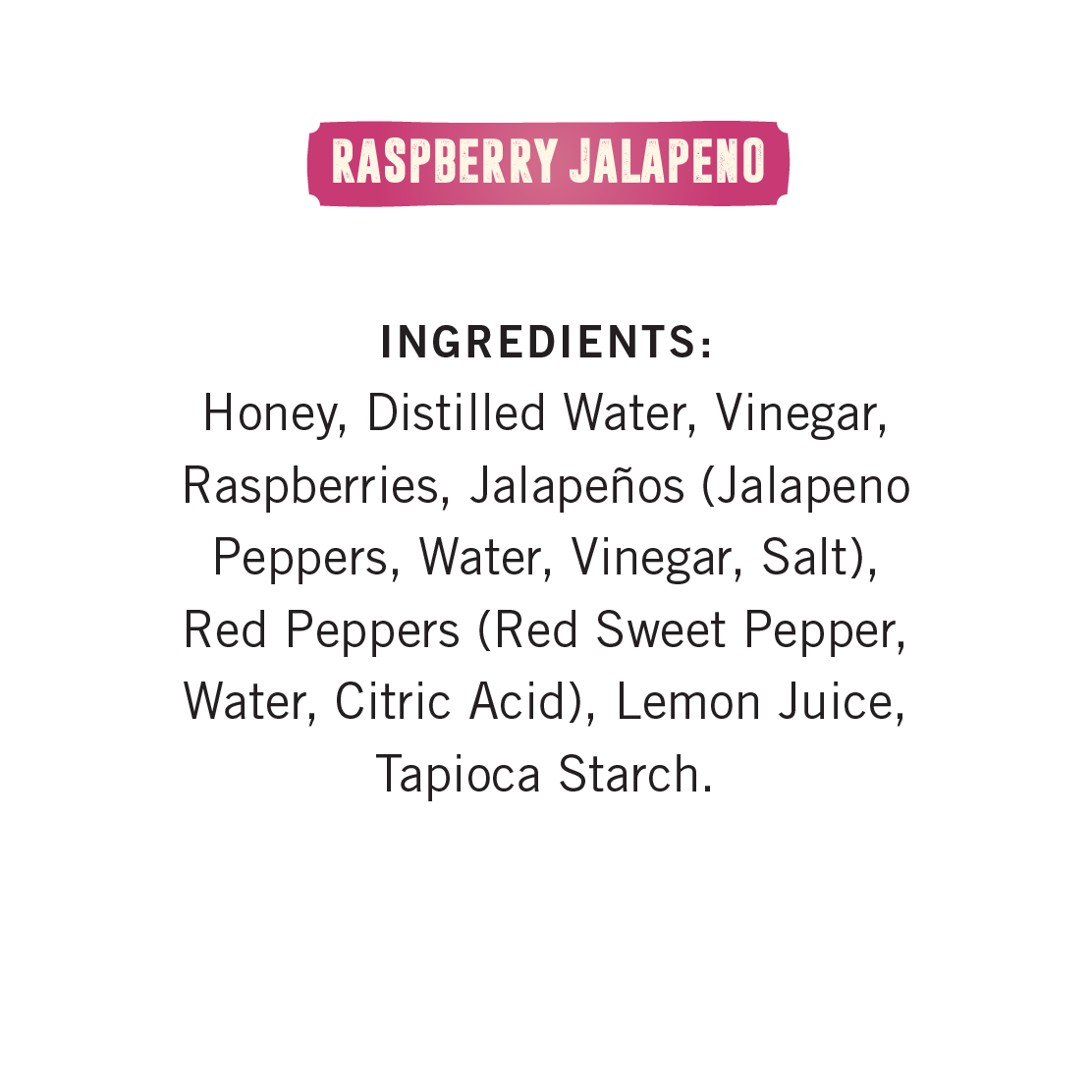 
                  
                    Raspberry Jalapeño Sauce
                  
                