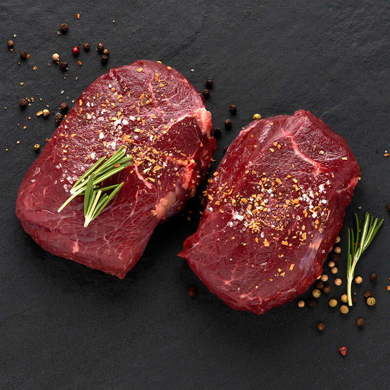 Richards Regenerative Box – 7 Flat Iron Steaks (6 Oz Each) | 100% Grass-Fed, Grass-Finished Beef – Pasture-Raised, No Hormones, No Antibiotics | Gourmet Steak Pack For Grilling, BBQ