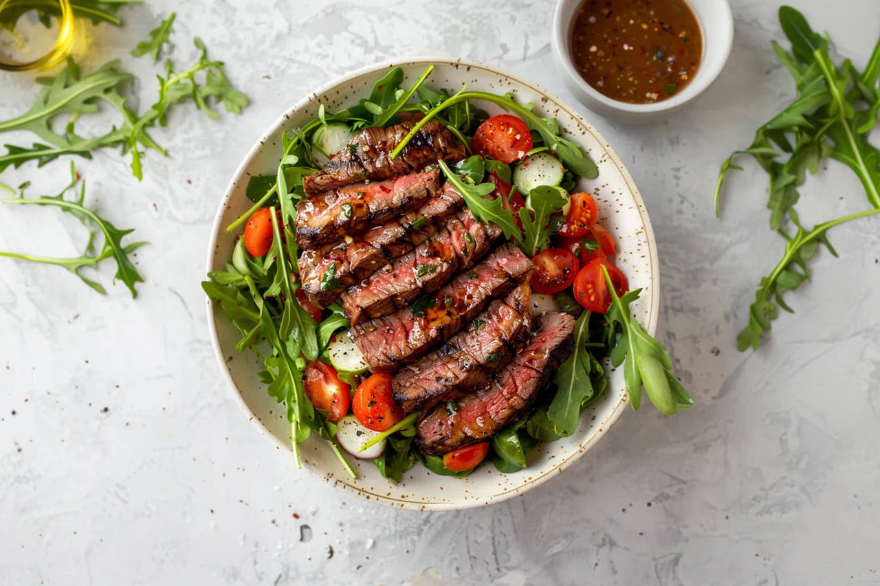 Grass-fed Beef Ribeye Arugula Steak Salad Recipe – REP Provisions