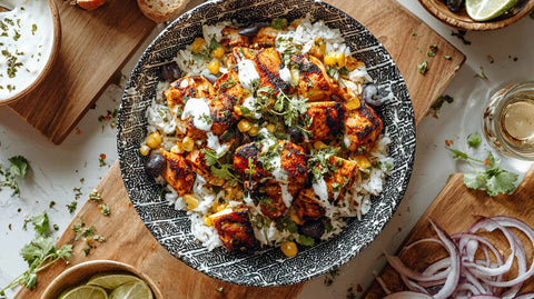 Colorado Street Corn Chicken Rice Bowl