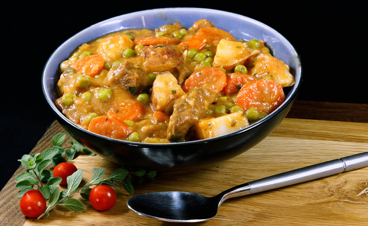 Creamy Beef Stew with Red Wine