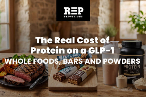 The Real Cost of Protein on a GLP-1: Whole Food vs. Powders and Bars