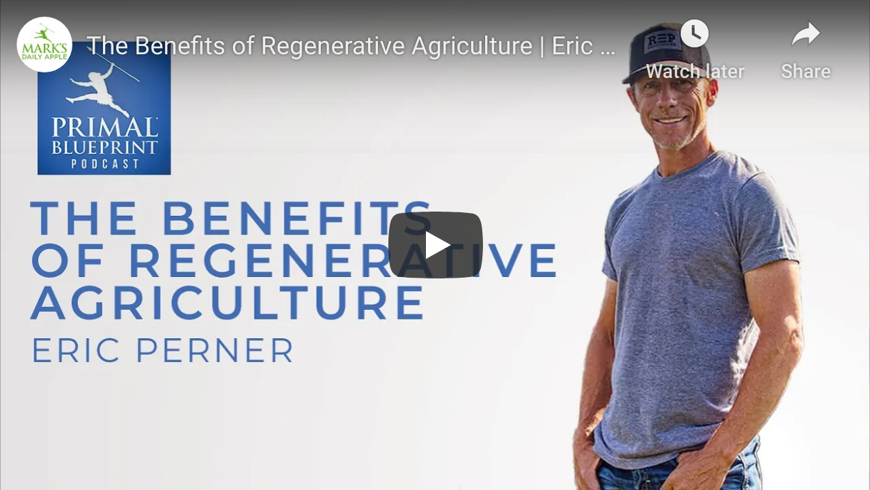 Primal Blueprint Podcast | The Benefits of Regenerative Agriculture | Eric Perner Hosted by Elle Russ