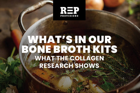 What's Actually in Our Bone Broth Kit, and What the Collagen Research Shows