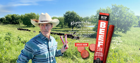 REP Regenerative Grassfed Beef Sticks