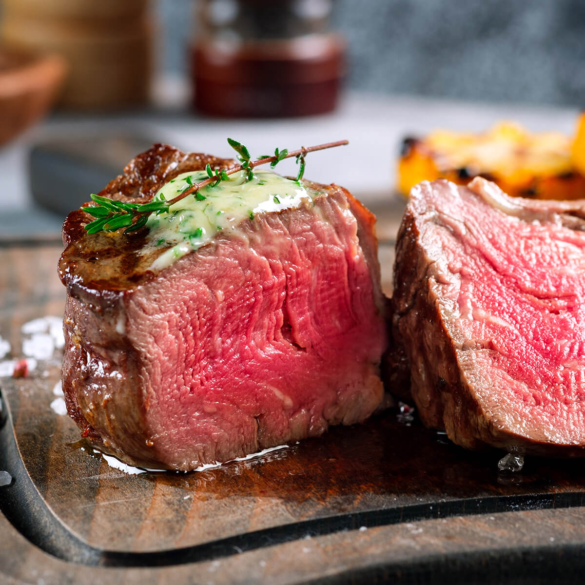 Butter & Garlic Topped Filets