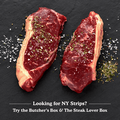 Grassfed & Finished Beef NY Strip Steaks Regenerative from REP Provisions