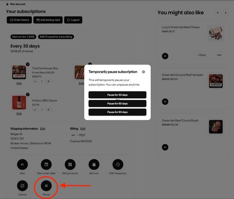 How Do I Pause My Subscription?