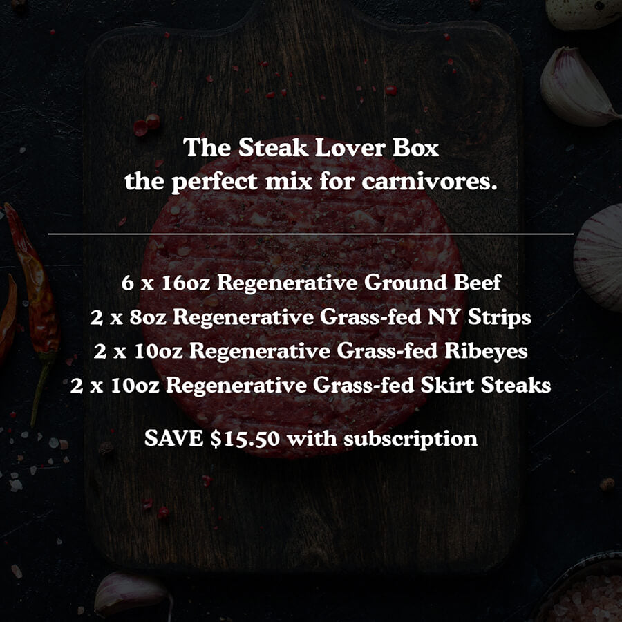 
                  
                    The Steak Lover Box
                  
                
