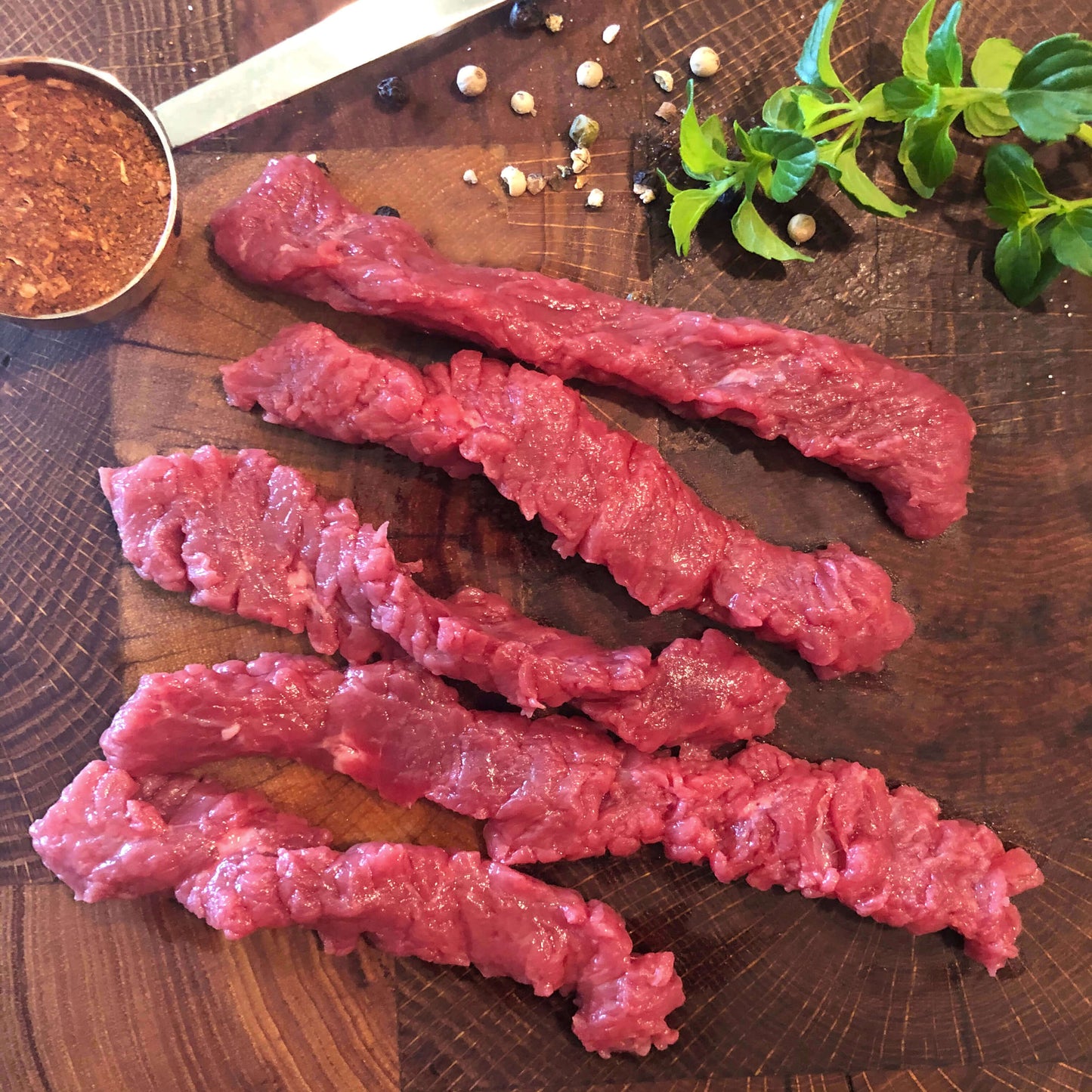 
                  
                    Regenerative Grass-fed Tenderized Steak Strips - Kiss The Ground Documentary Beef. REP Provisions - The Regenerative Company.
                  
                