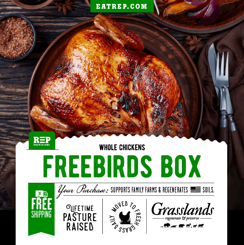 
                  
                    Guilt-free pasture-raised whole chickens delivered to your door; eating this good has never been easier. Reap the nutritional benefits of pasture-raised chicken today, and help us heal the planet. No hormones, pesticides, or antibiotics ever.
                  
                